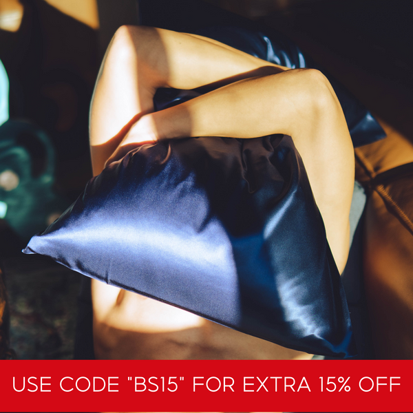Buttersilk™ Signature Silk Pillowcase in Midnight Blue